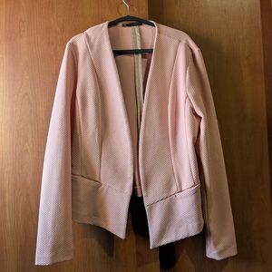 Maurices Blush Pink Textured Blazer